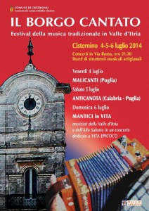 Su musica popolare italiana il borgo cantato